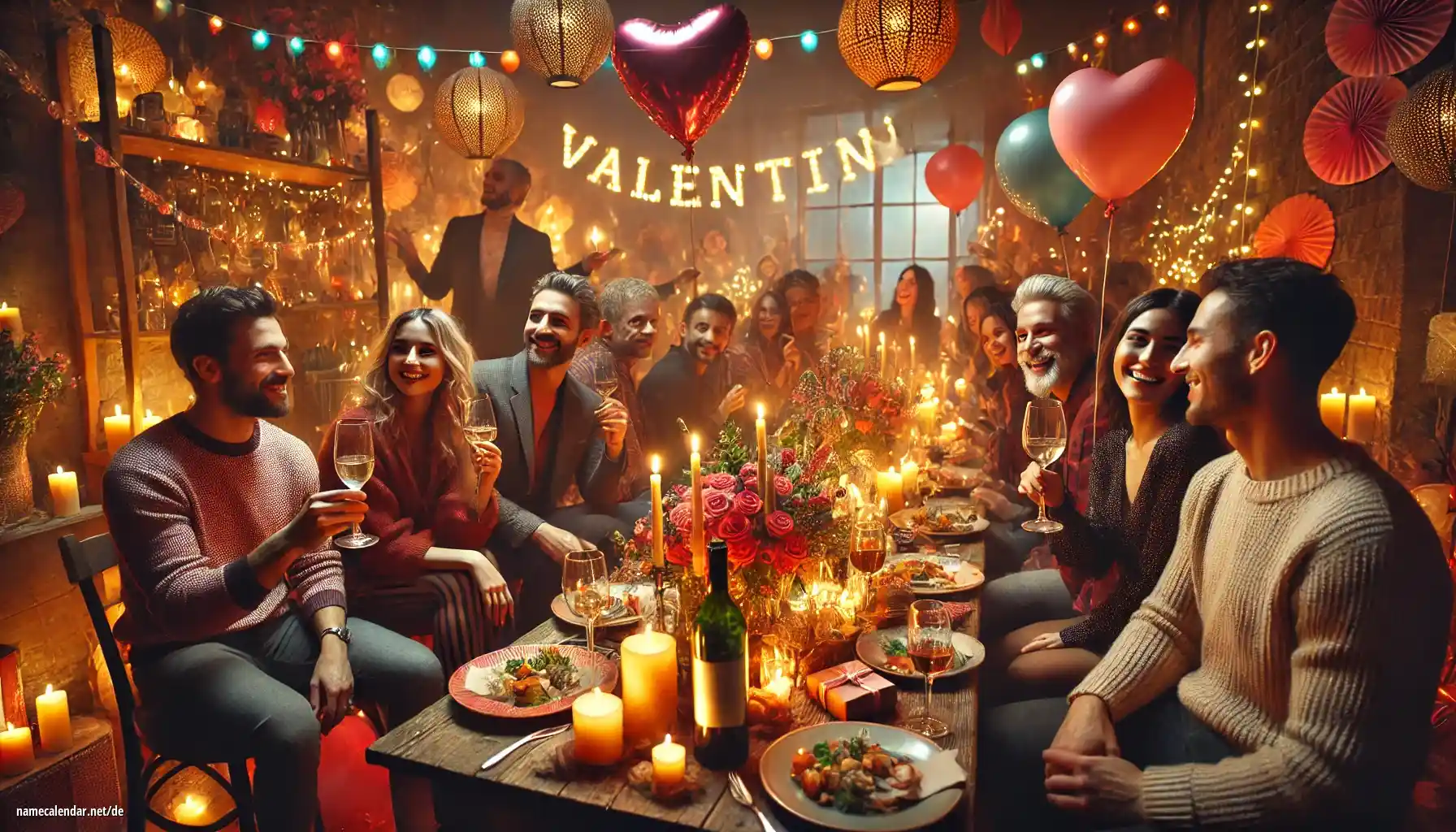 Feier des Namenstages und des Namens - Valentin