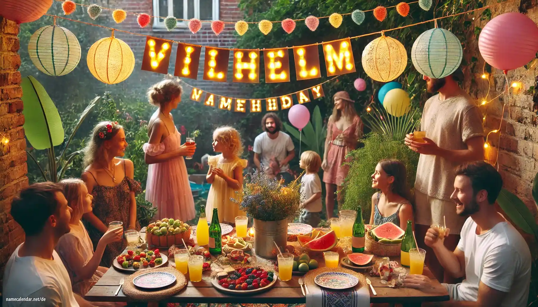 Feier des Namenstages und des Namens - Vilhelm