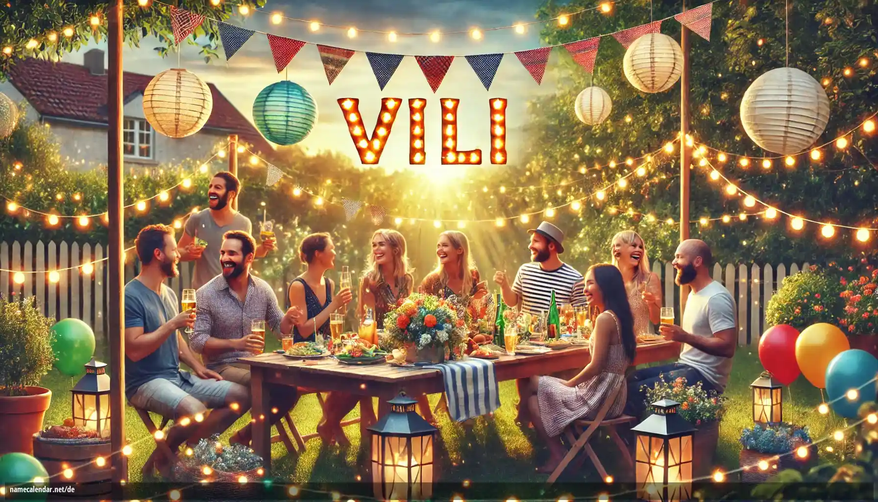 Feier des Namenstages und des Namens - Vili