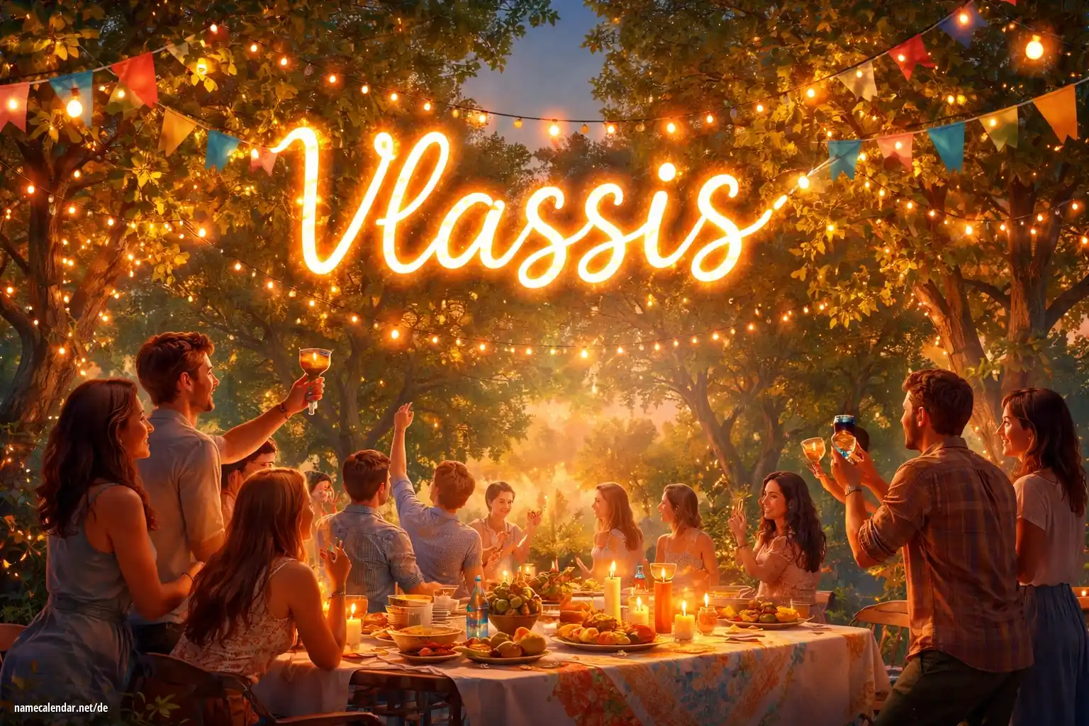 Feier des Namenstages und des Namens - Vlassis