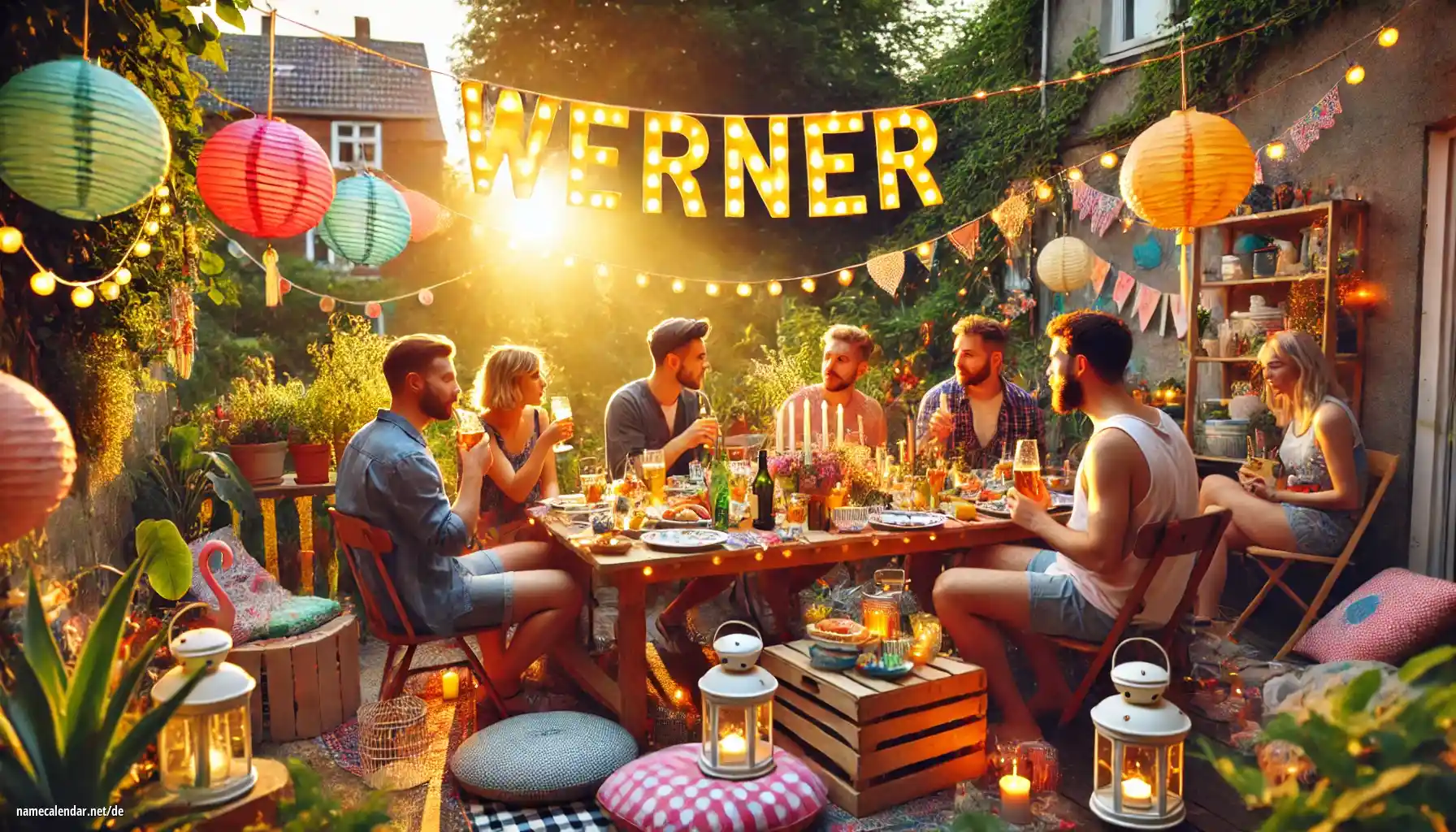 Feier des Namenstages und des Namens - Werner