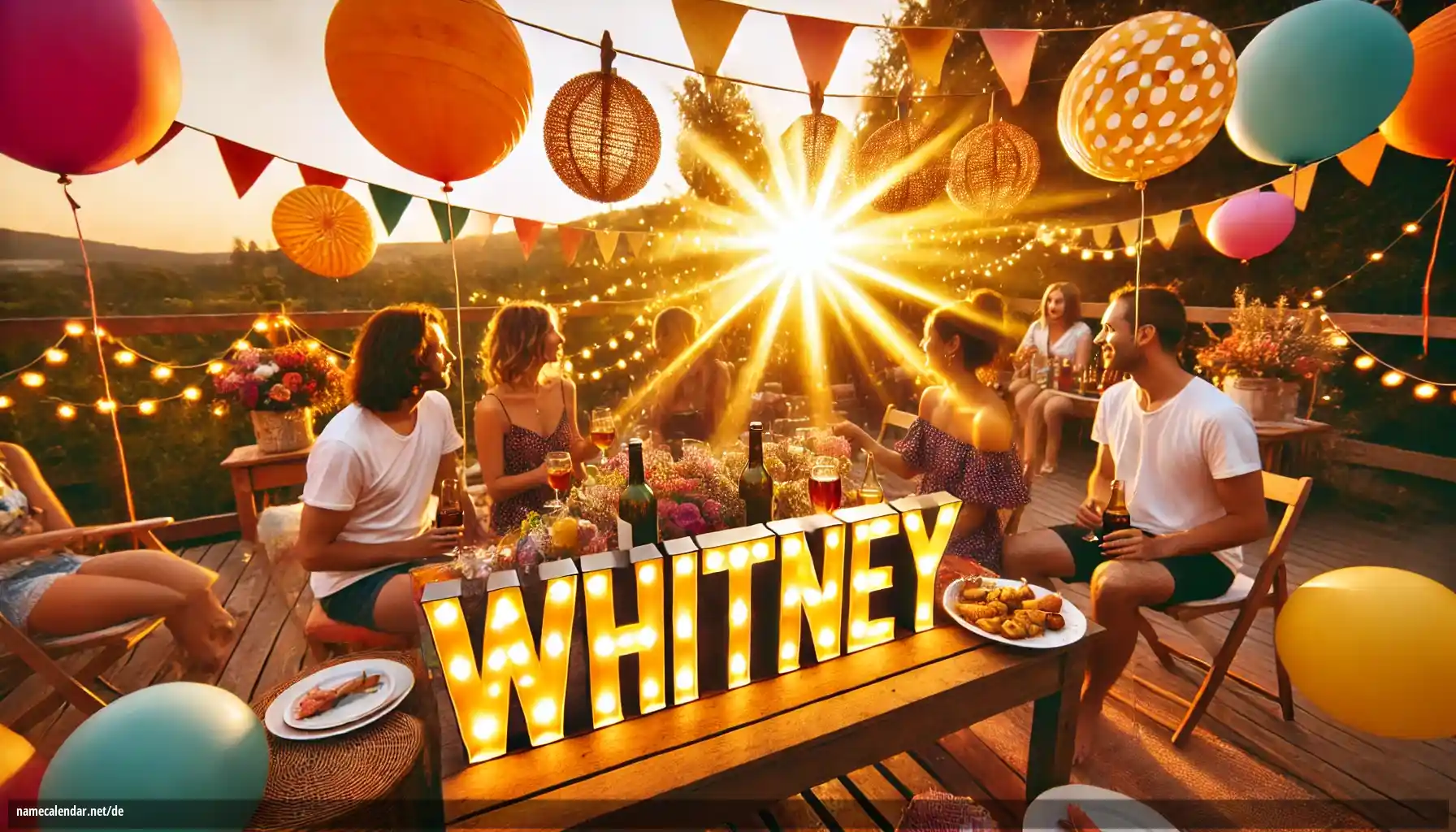 Feier des Namenstages und des Namens - Whitney