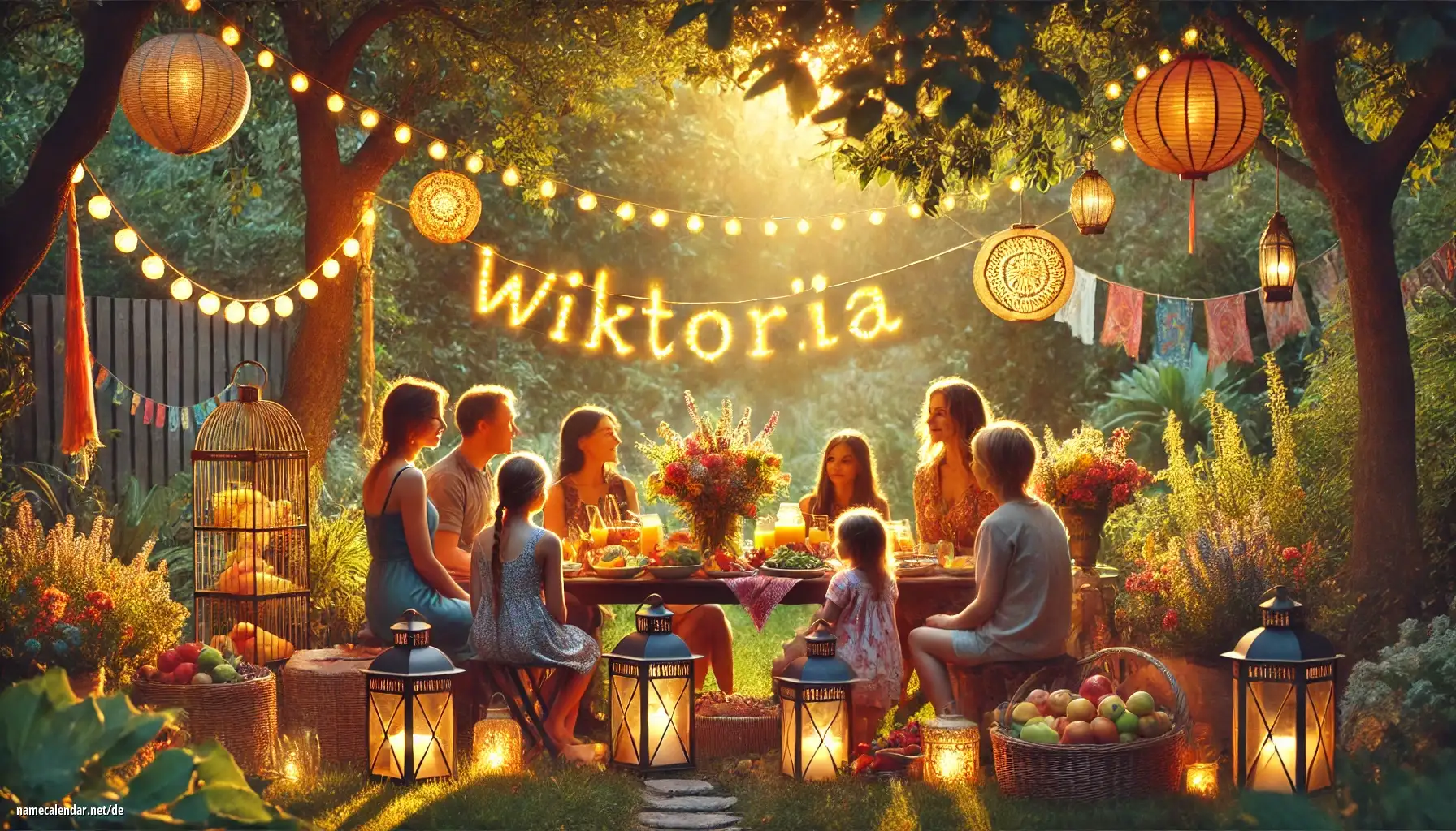 Feier des Namenstages und des Namens - Wiktoria