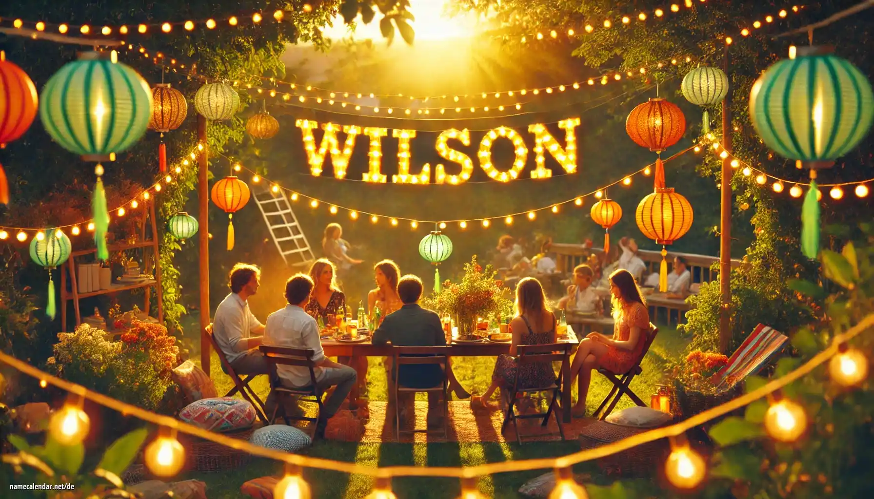 Feier des Namenstages und des Namens - Wilson