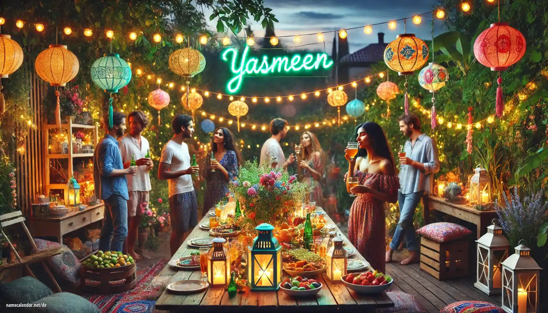 Feier des Namenstages und des Namens - Yasmeen