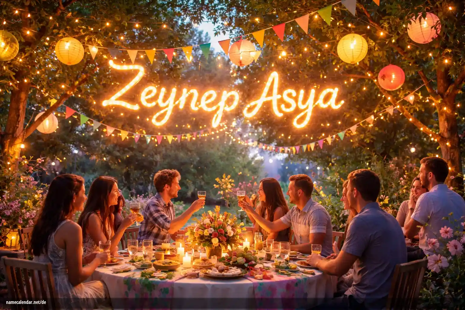 Feier des Namenstages und des Namens - Zeynep Asya
