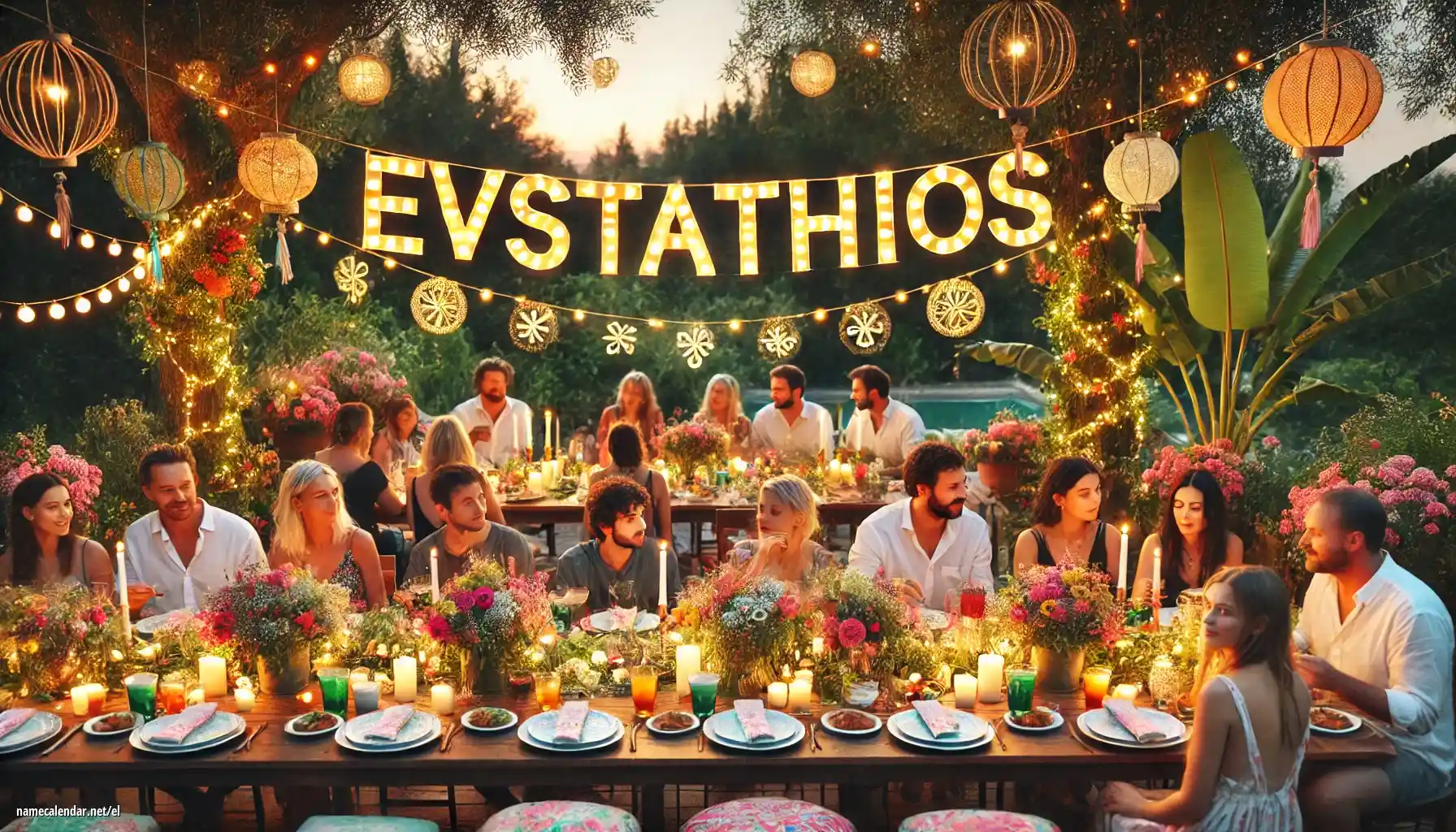 Εορτασμός της ονομαστικής εορτής και του ονόματος - Evstathios