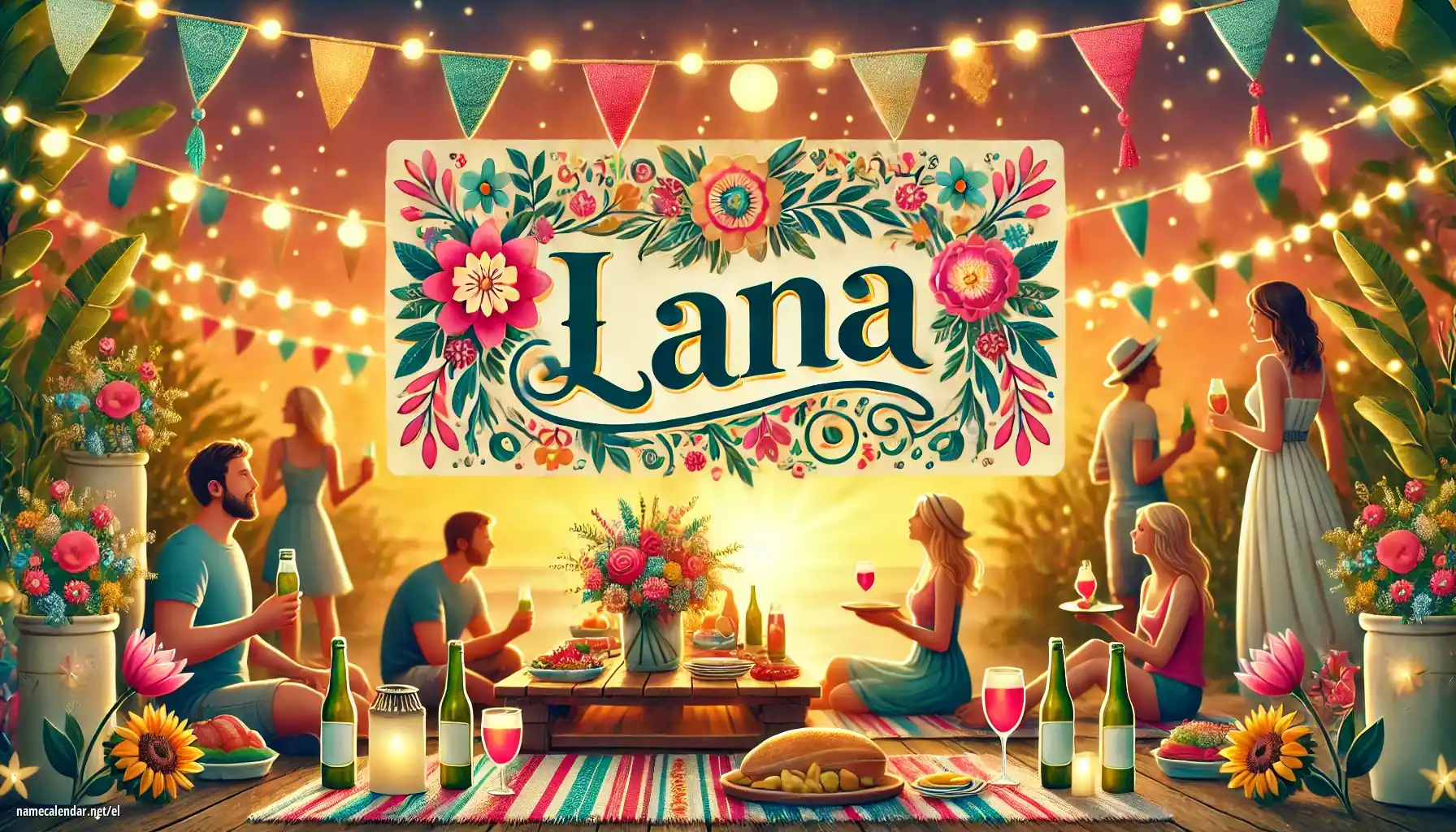 Εορτασμός της ονομαστικής εορτής και του ονόματος - Lana