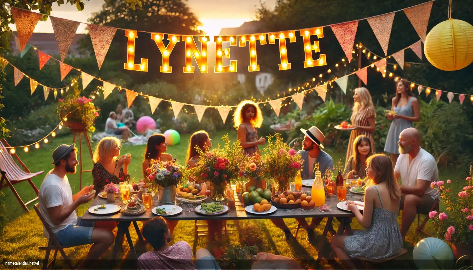 Εορτασμός της ονομαστικής εορτής και του ονόματος - Lynette