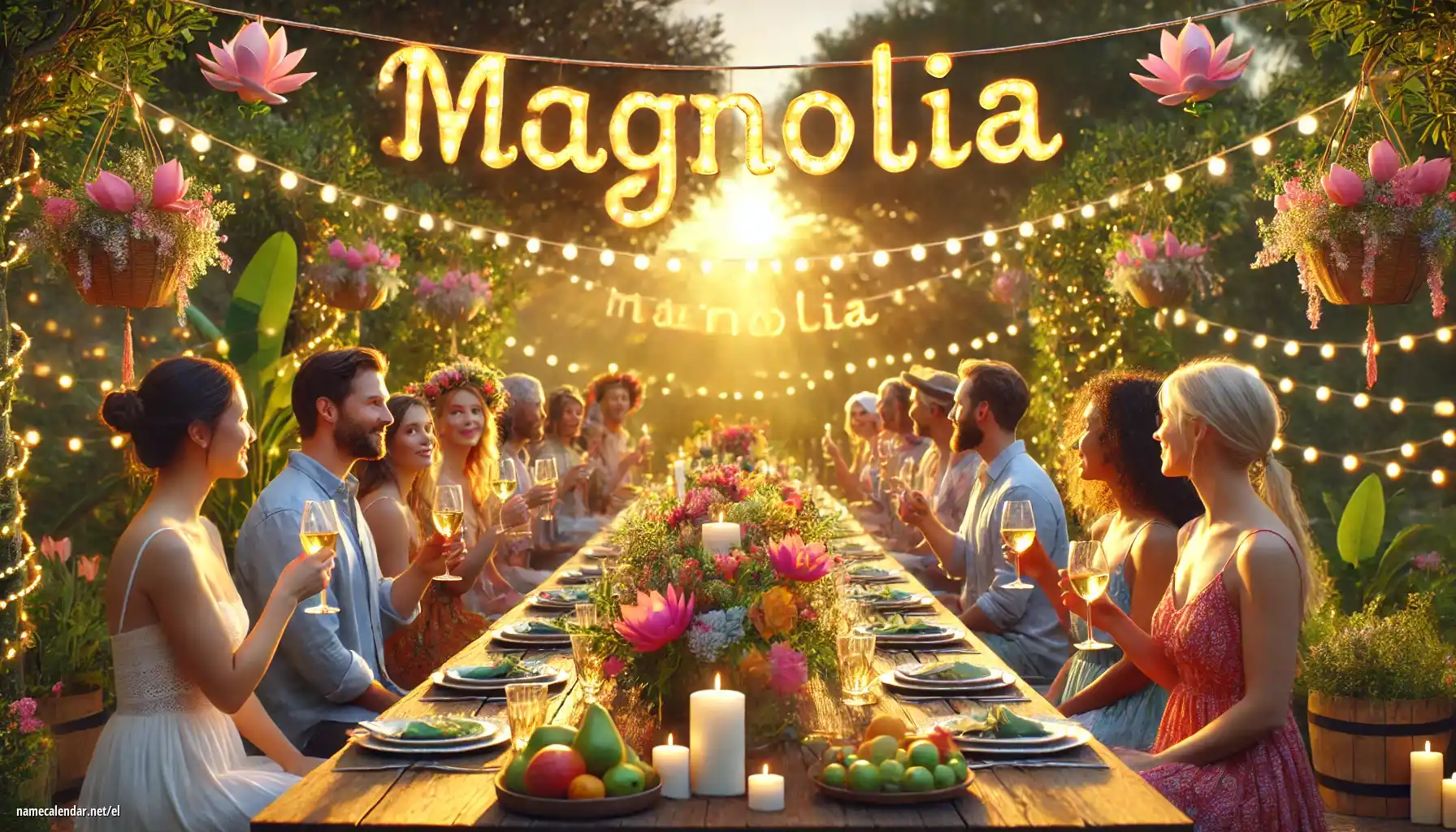 Εορτασμός της ονομαστικής εορτής και του ονόματος - Magnolia