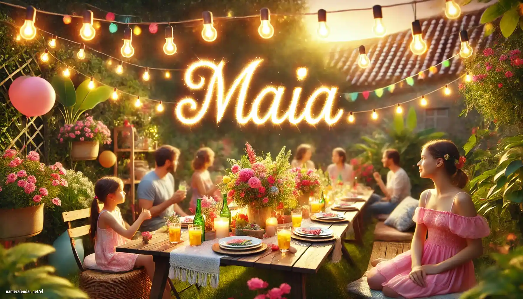 Εορτασμός της ονομαστικής εορτής και του ονόματος - Maia