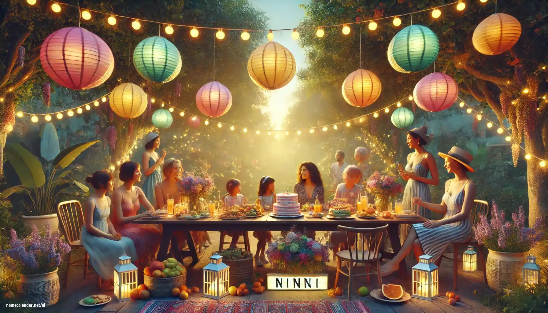 Εορτασμός της ονομαστικής εορτής και του ονόματος - Ninni