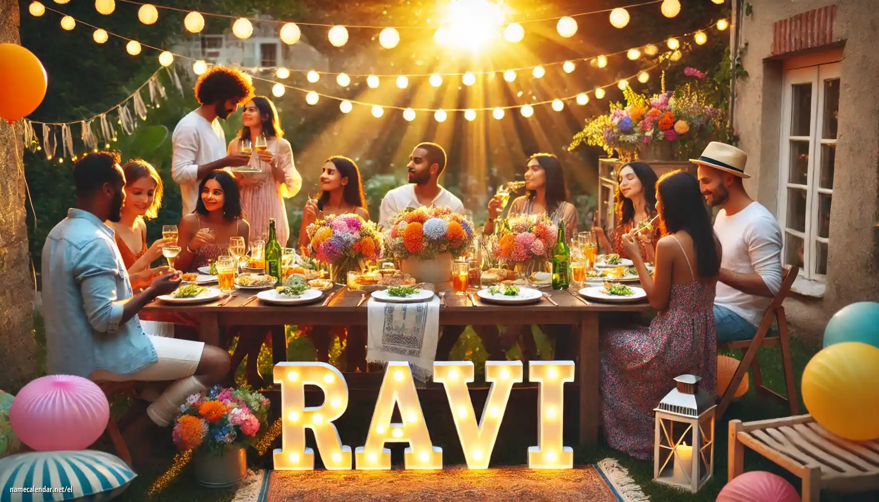 Εορτασμός της ονομαστικής εορτής και του ονόματος - Ravi