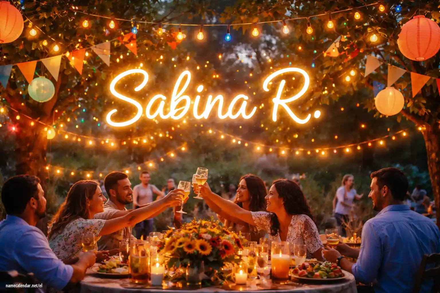 Εορτασμός της ονομαστικής εορτής και του ονόματος - Sabina R.