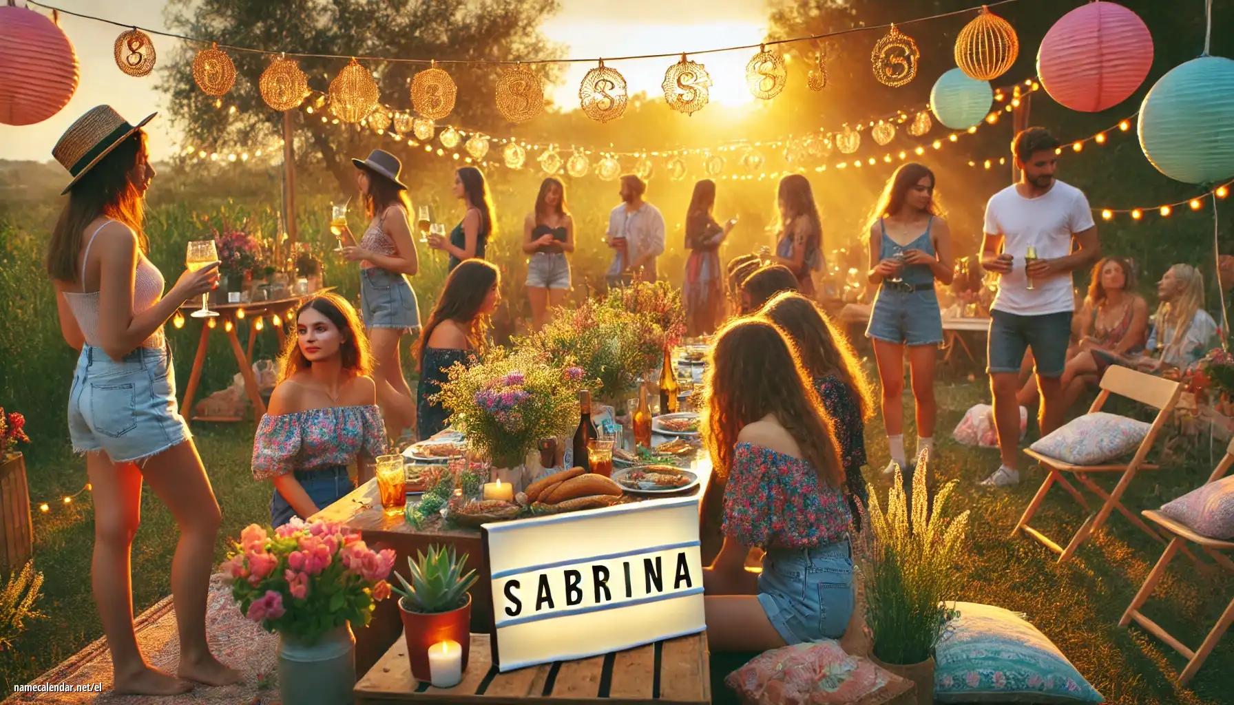 Εορτασμός της ονομαστικής εορτής και του ονόματος - Sabrina