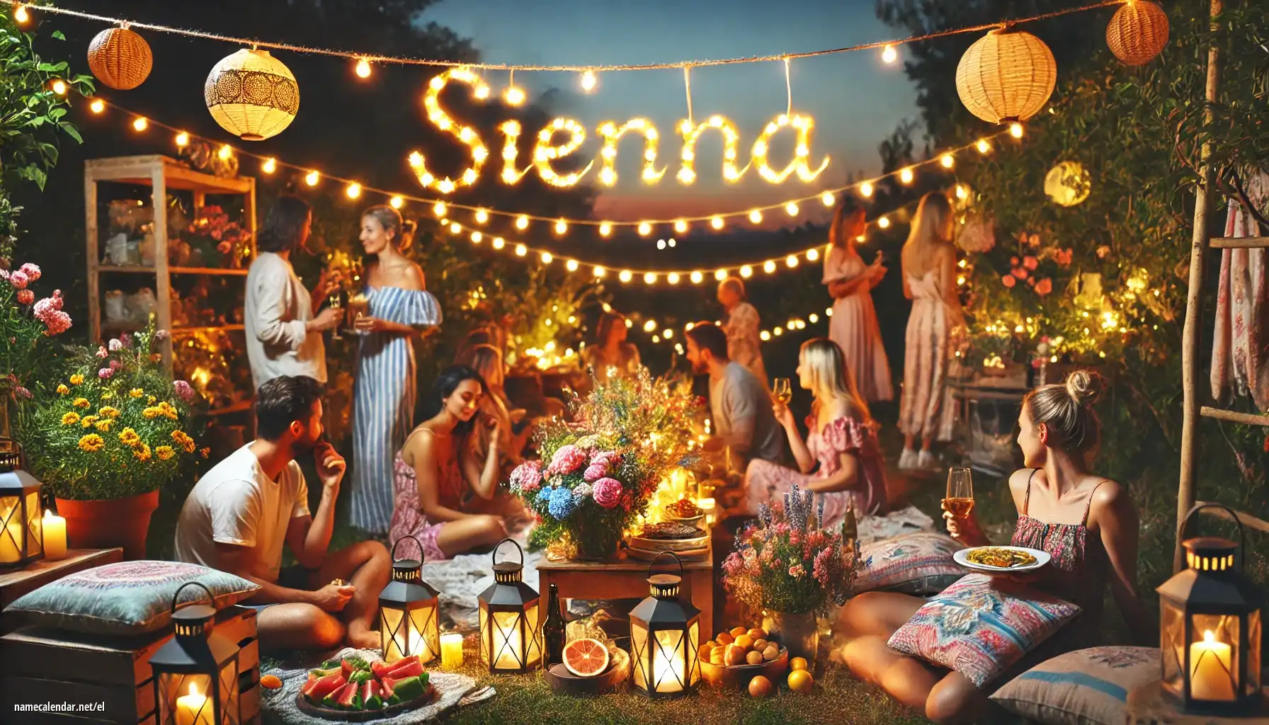 Εορτασμός της ονομαστικής εορτής και του ονόματος - Sienna