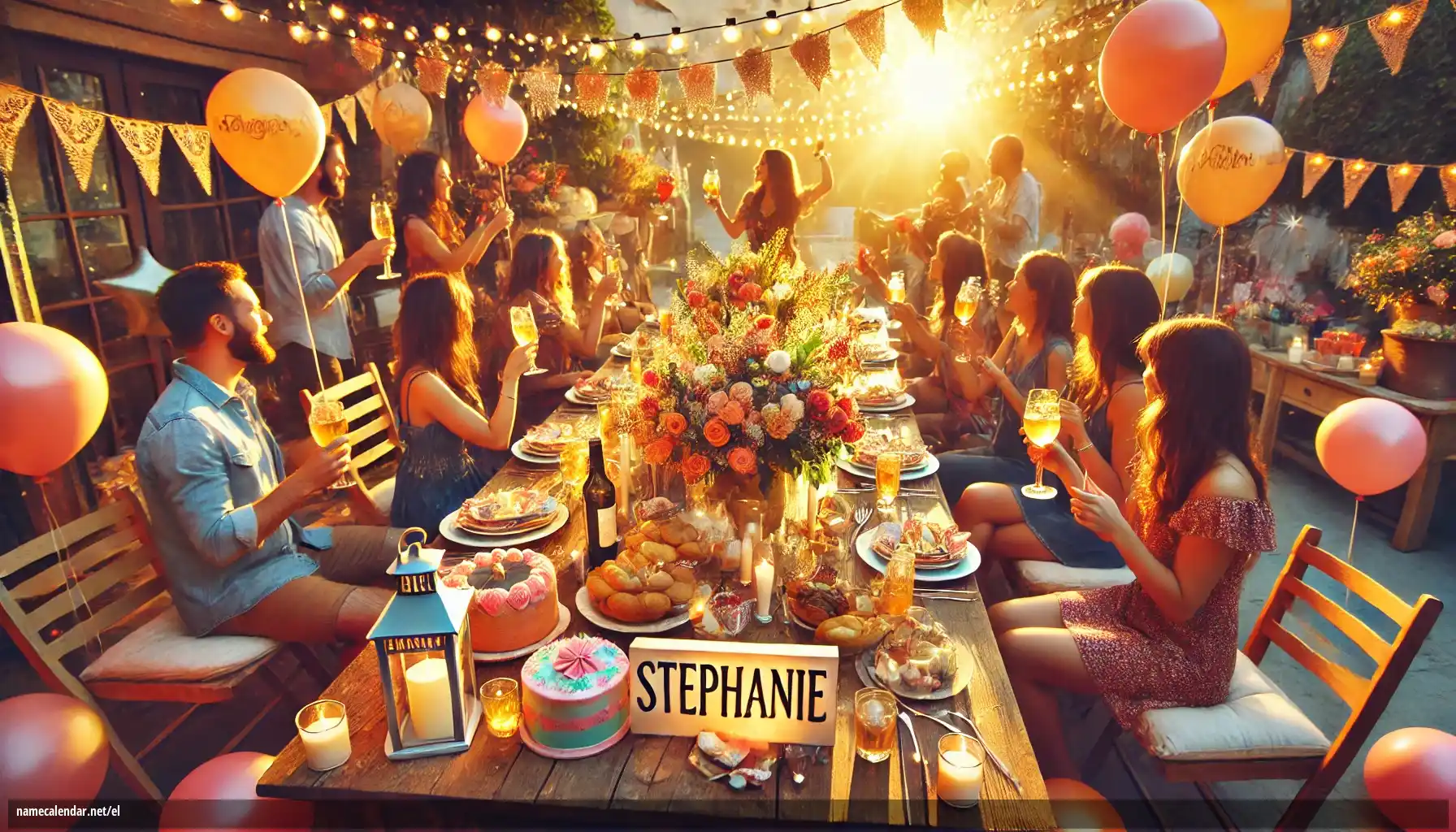Εορτασμός της ονομαστικής εορτής και του ονόματος - Stephanie