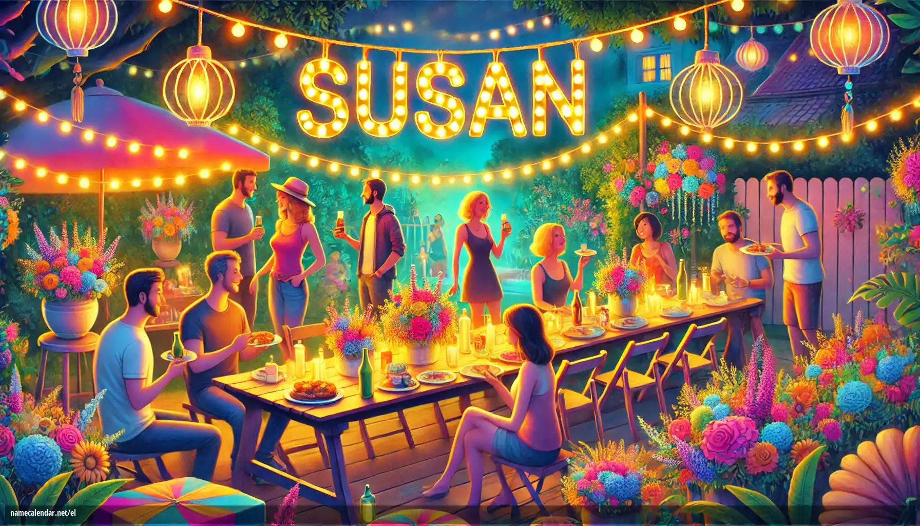 Εορτασμός της ονομαστικής εορτής και του ονόματος - Susan