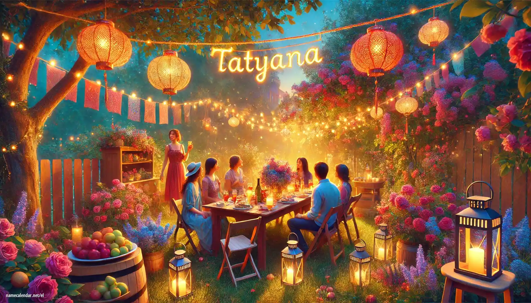 Εορτασμός της ονομαστικής εορτής και του ονόματος - Tatyana