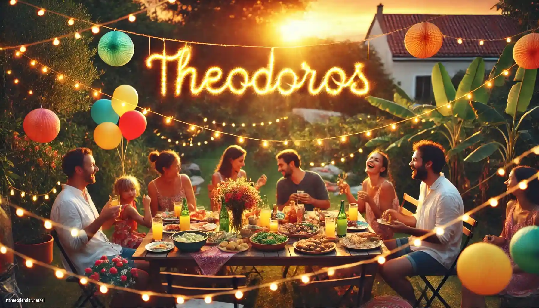Εορτασμός της ονομαστικής εορτής και του ονόματος - Theodoros