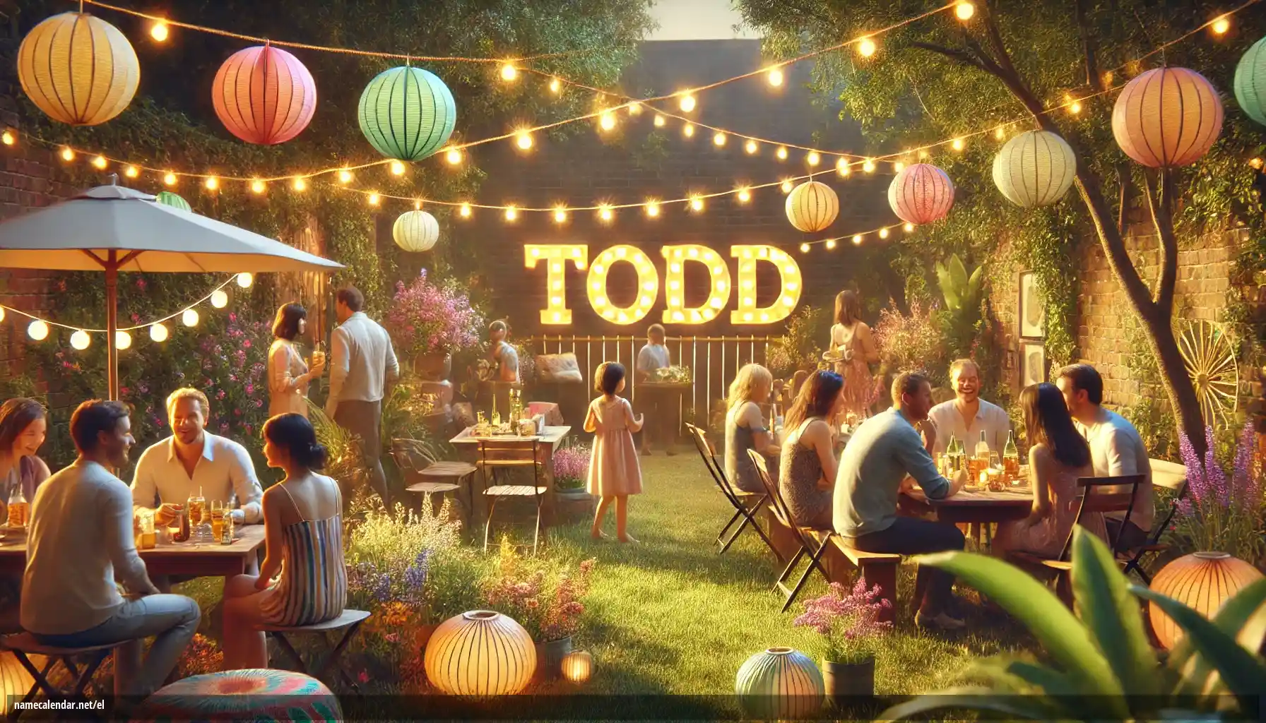 Εορτασμός της ονομαστικής εορτής και του ονόματος - Todd