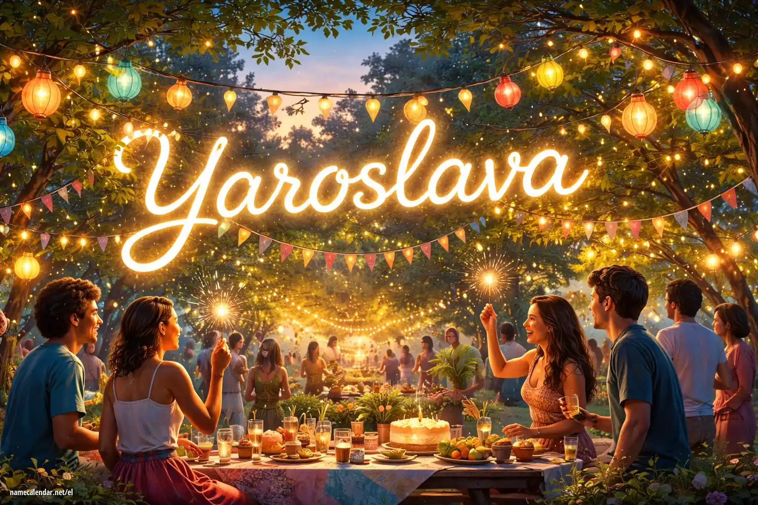 Εορτασμός της ονομαστικής εορτής και του ονόματος - Yaroslava