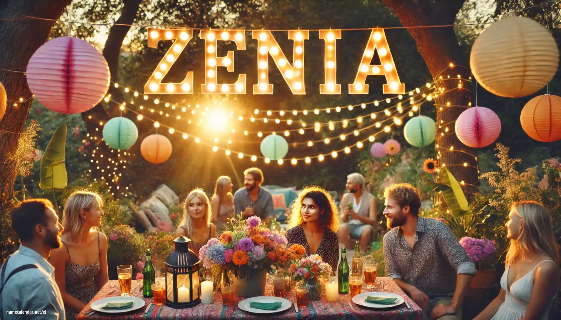 Εορτασμός της ονομαστικής εορτής και του ονόματος - Zenia