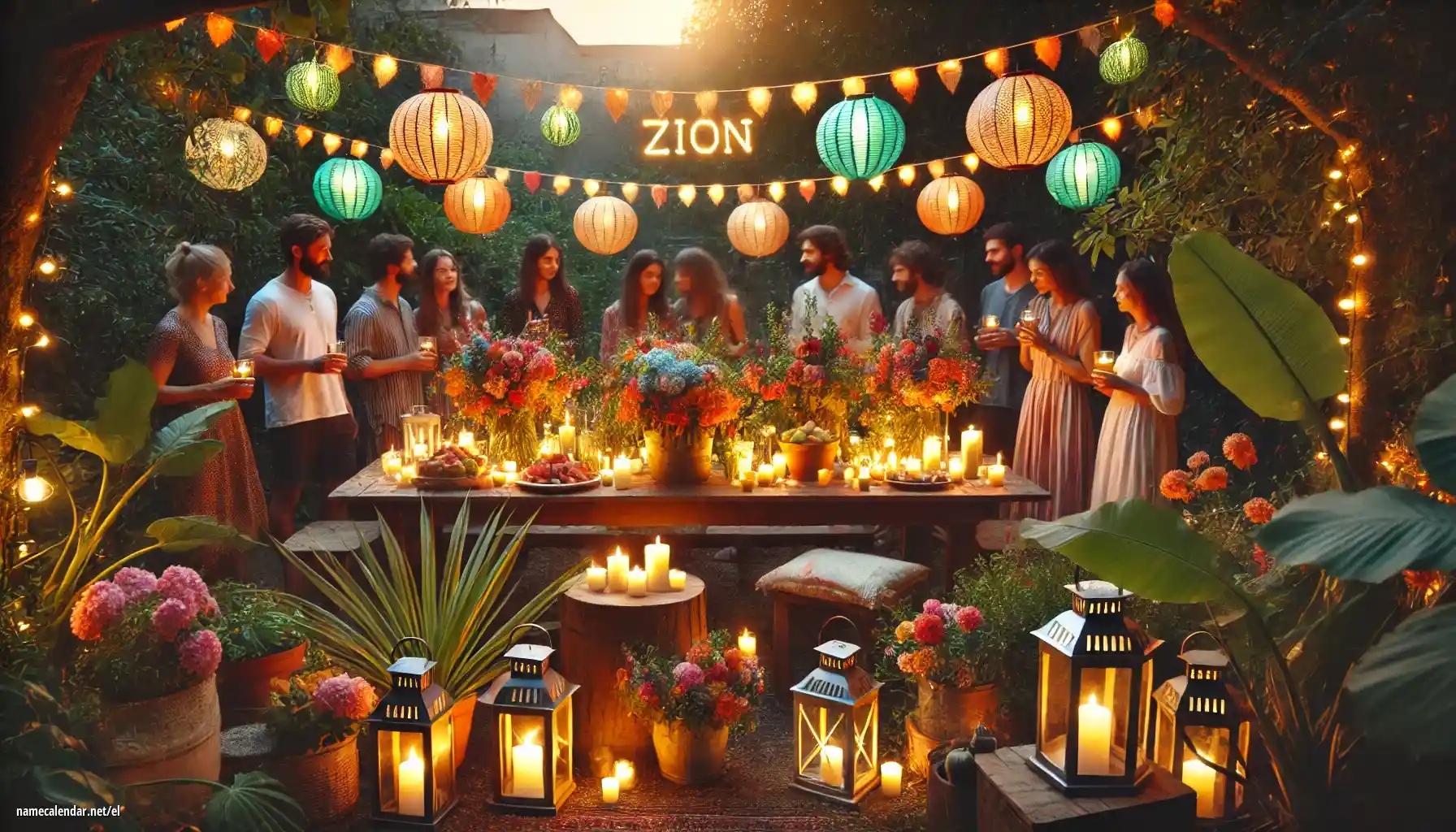 Εορτασμός της ονομαστικής εορτής και του ονόματος - Zion