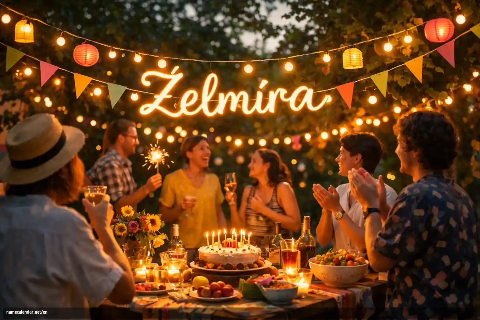 Celebration of name day and name - Želmíra