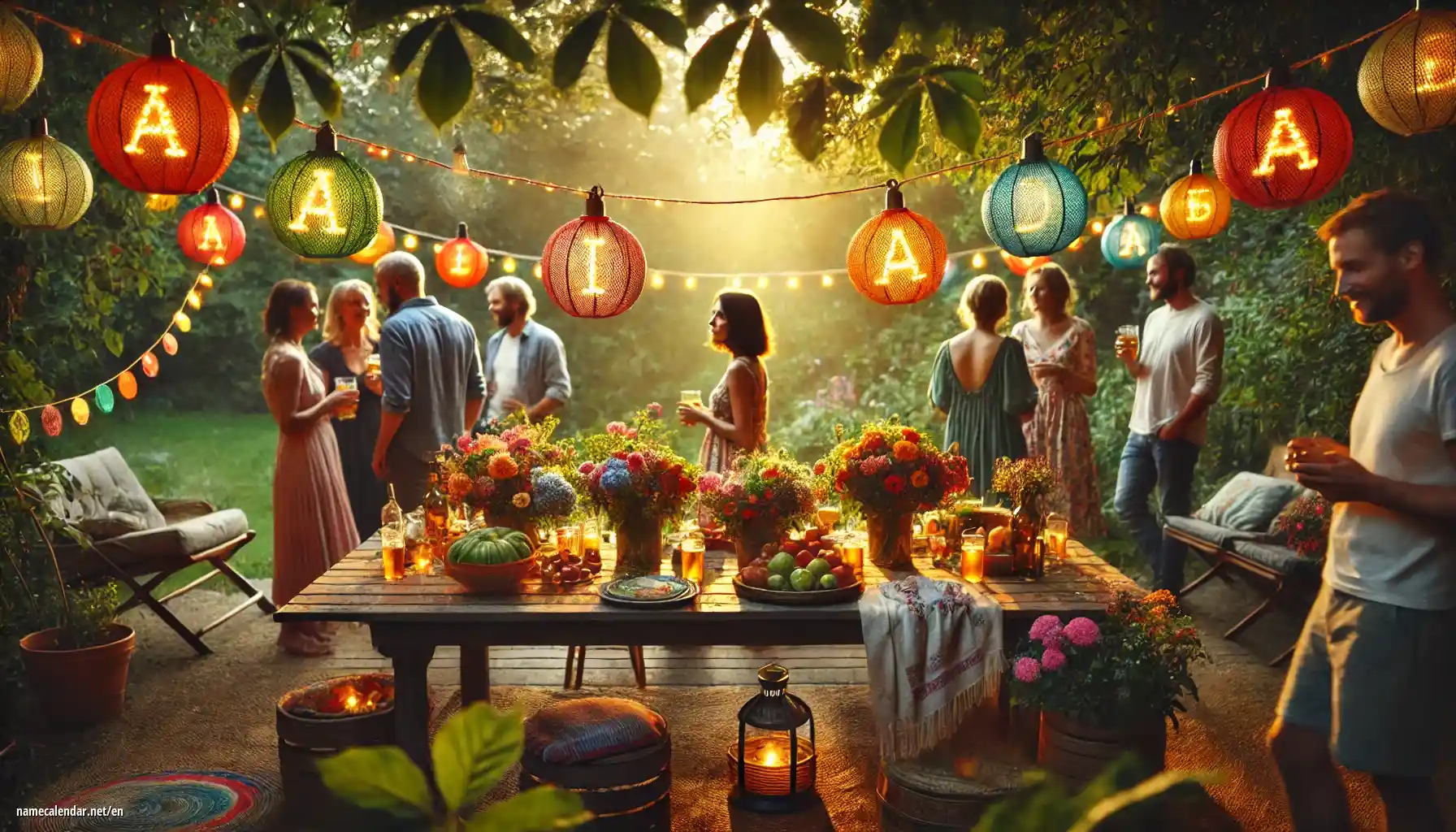 Celebration of name day and name - Aída