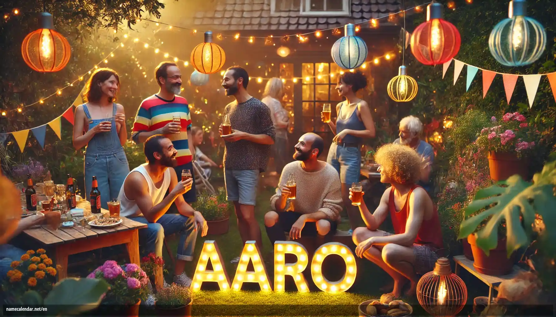 Celebration of name day and name - Aaro