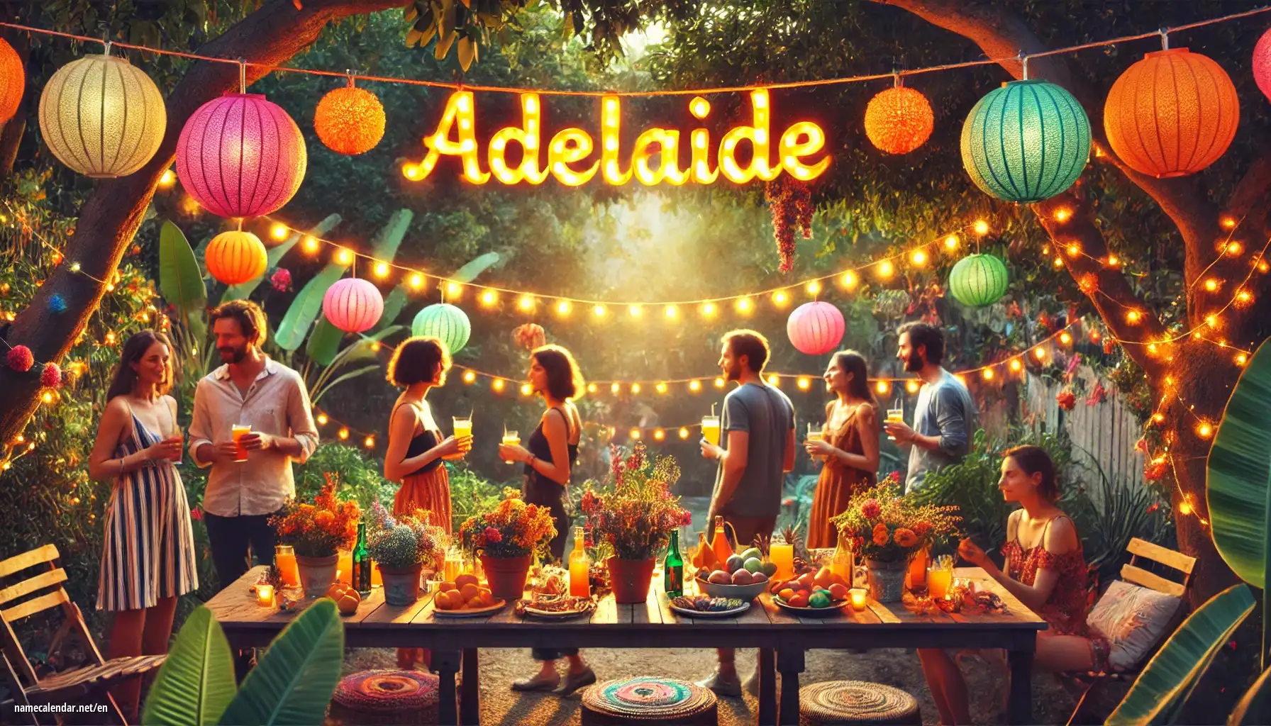 Celebration of name day and name - Adélaïde