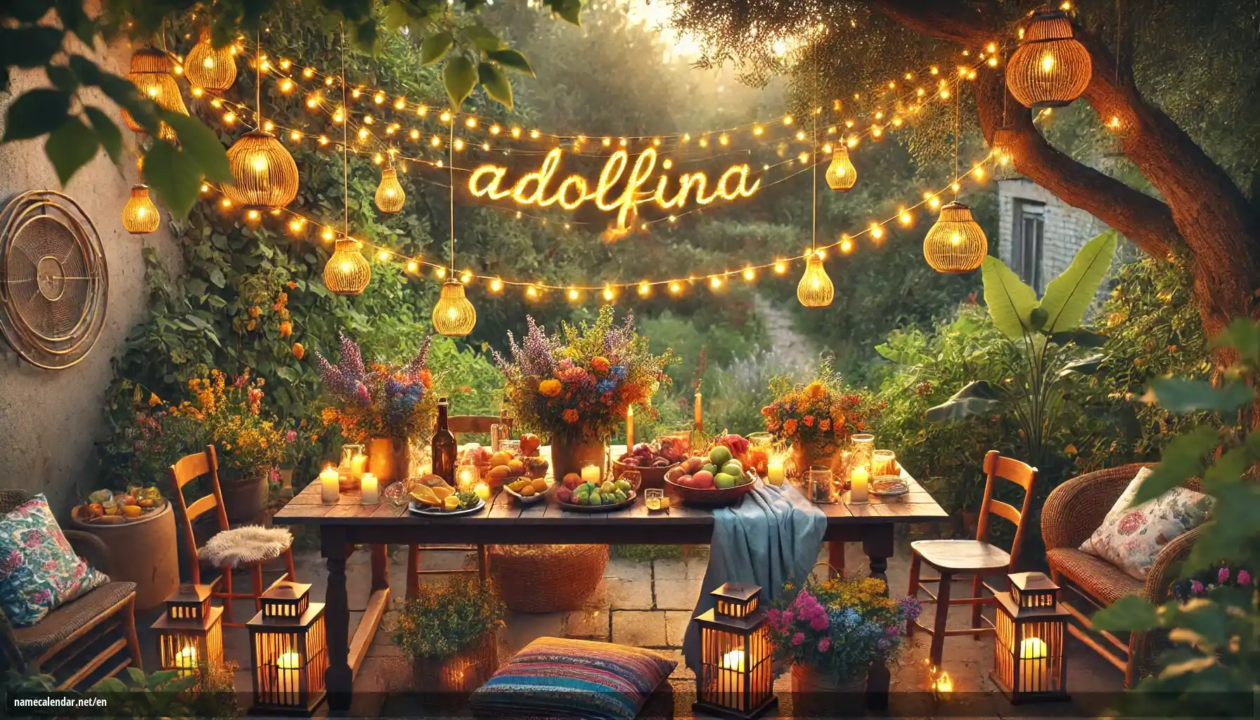 Celebration of name day and name - Adolfina