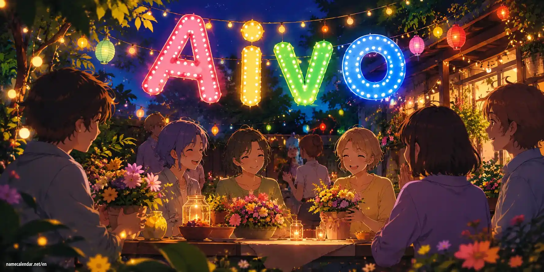 Celebration of name day and name - Aivo