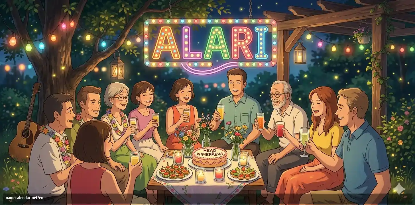 Celebration of name day and name - Alari