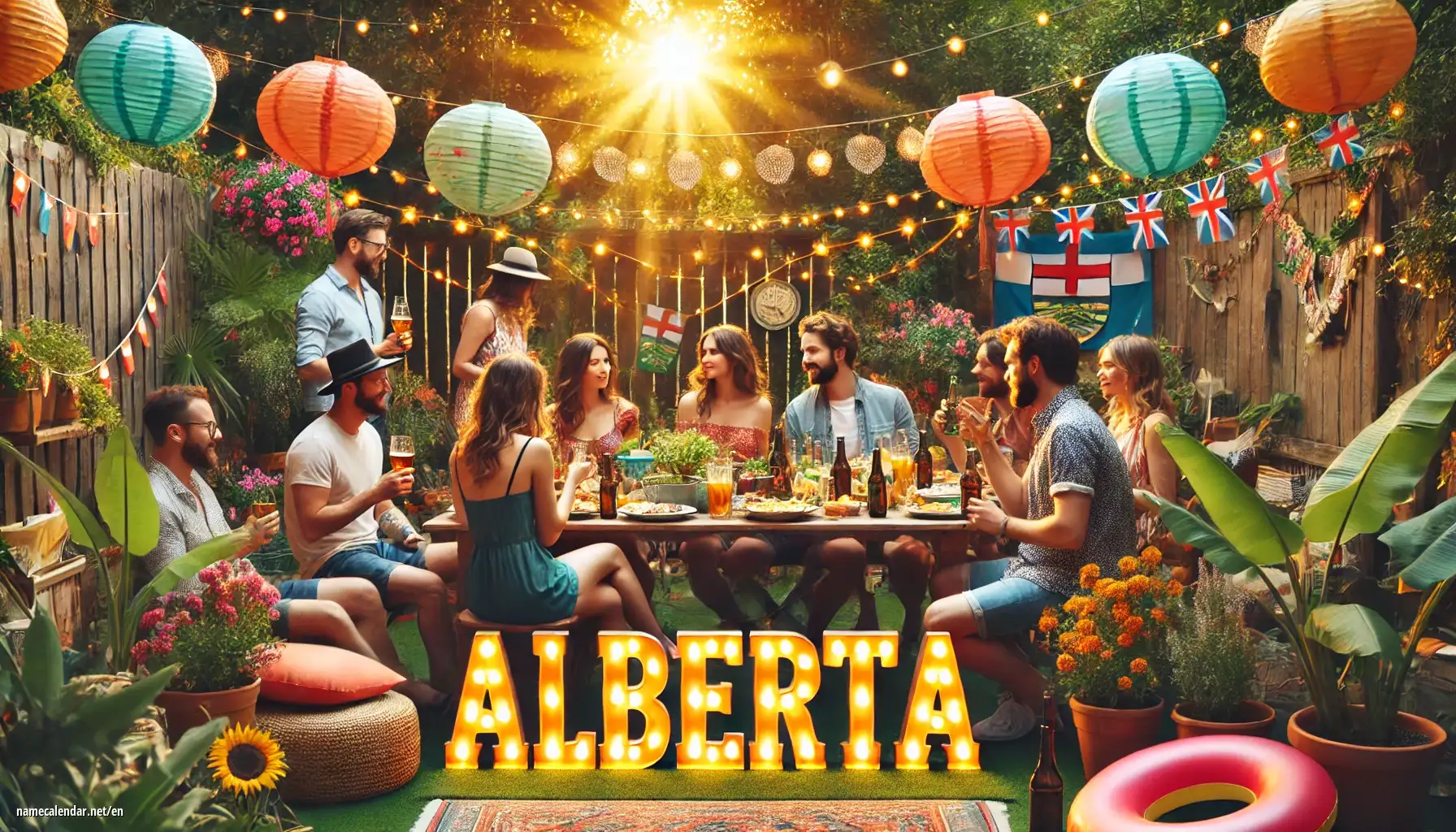 Celebration of name day and name - Alberta