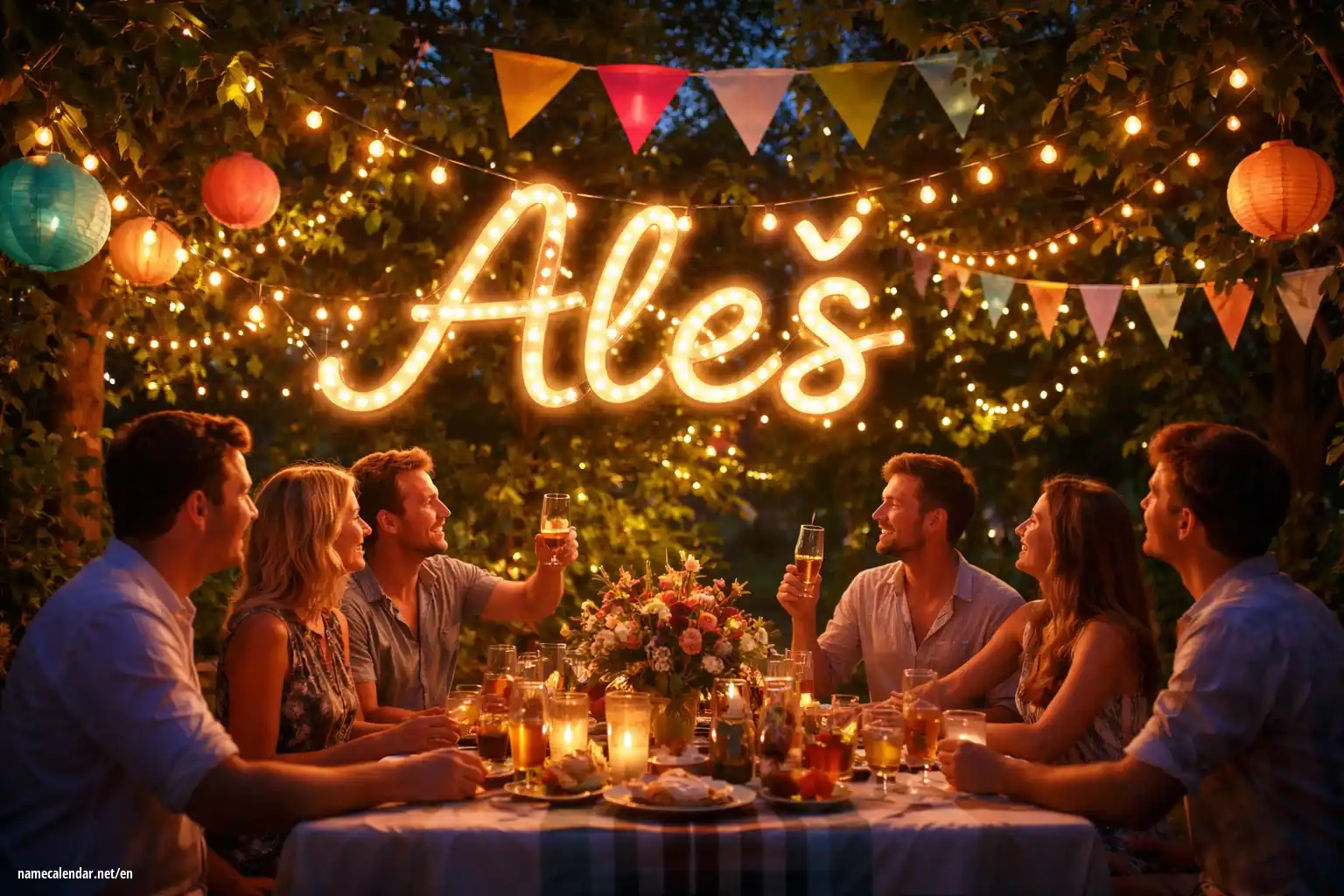 Celebration of name day and name - Aleš