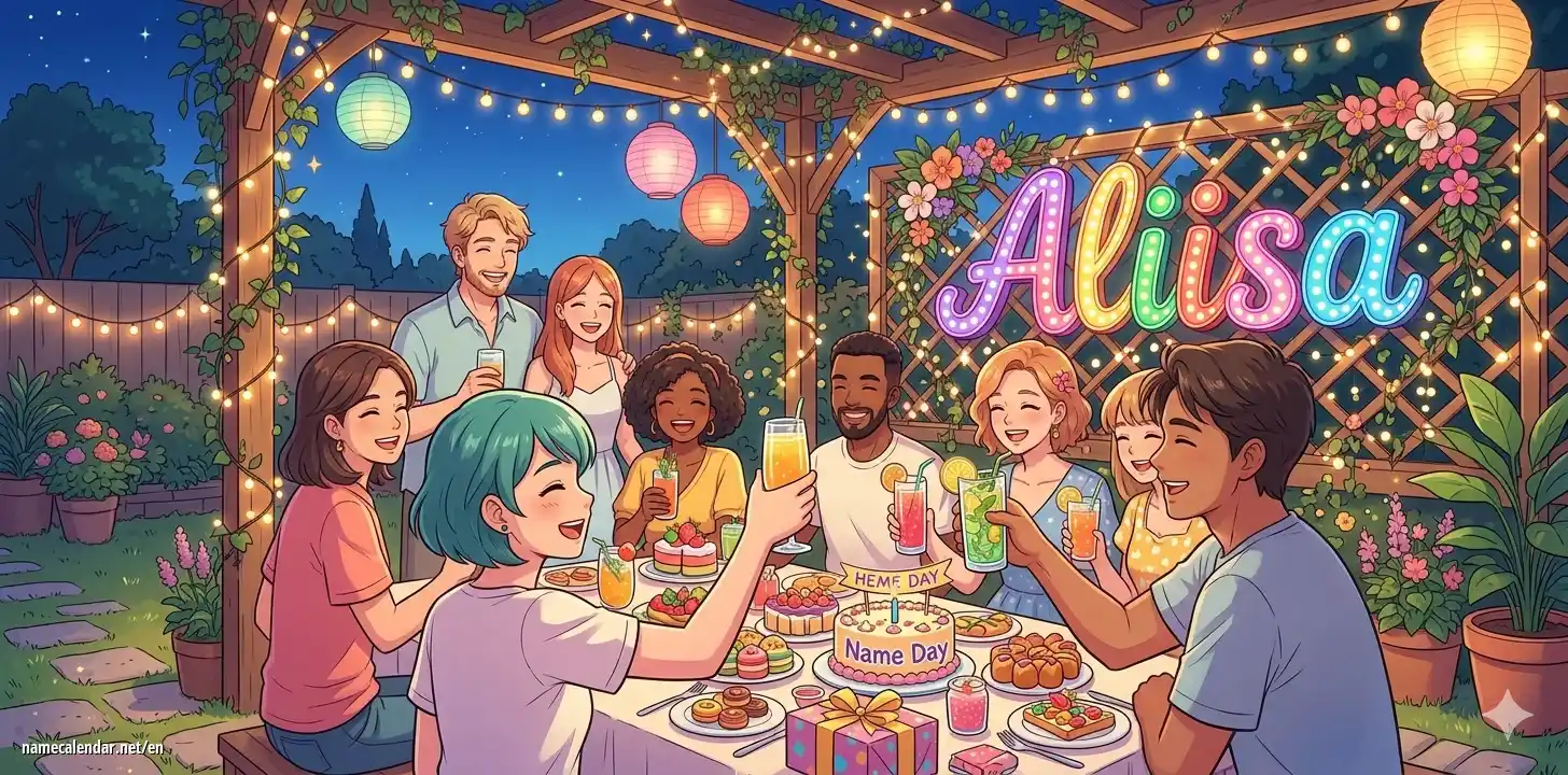Celebration of name day and name - Aliisa