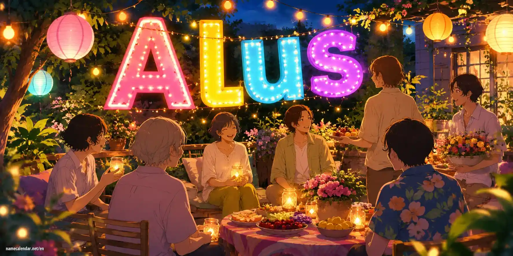 Celebration of name day and name - Alus