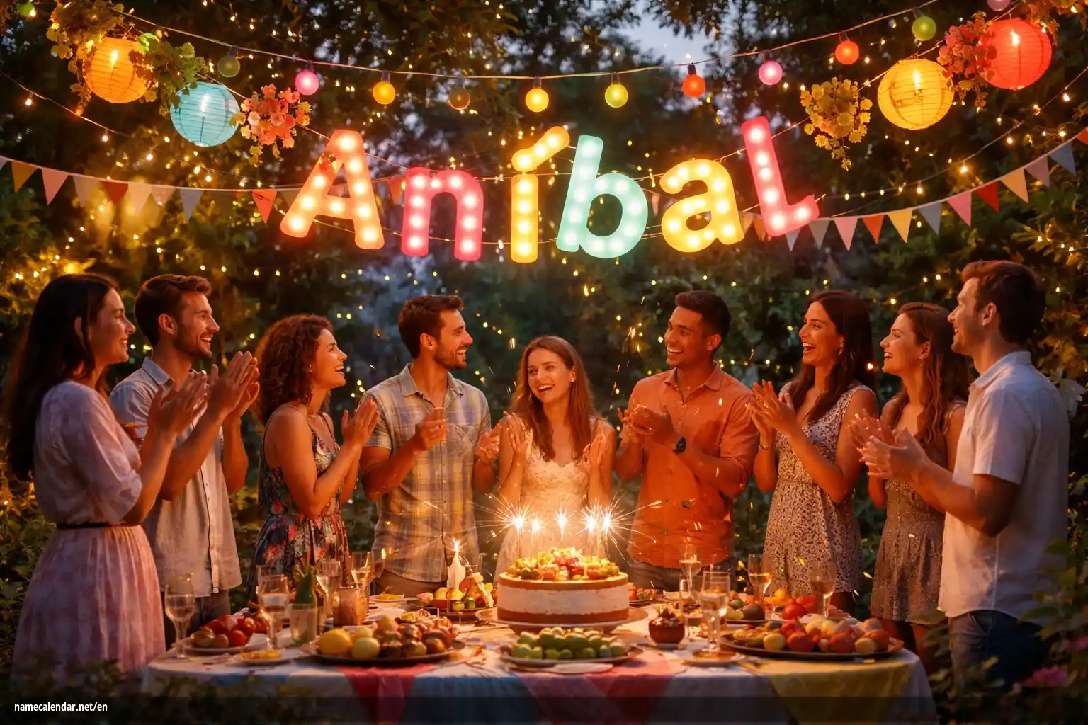 Celebration of name day and name - Aníbal