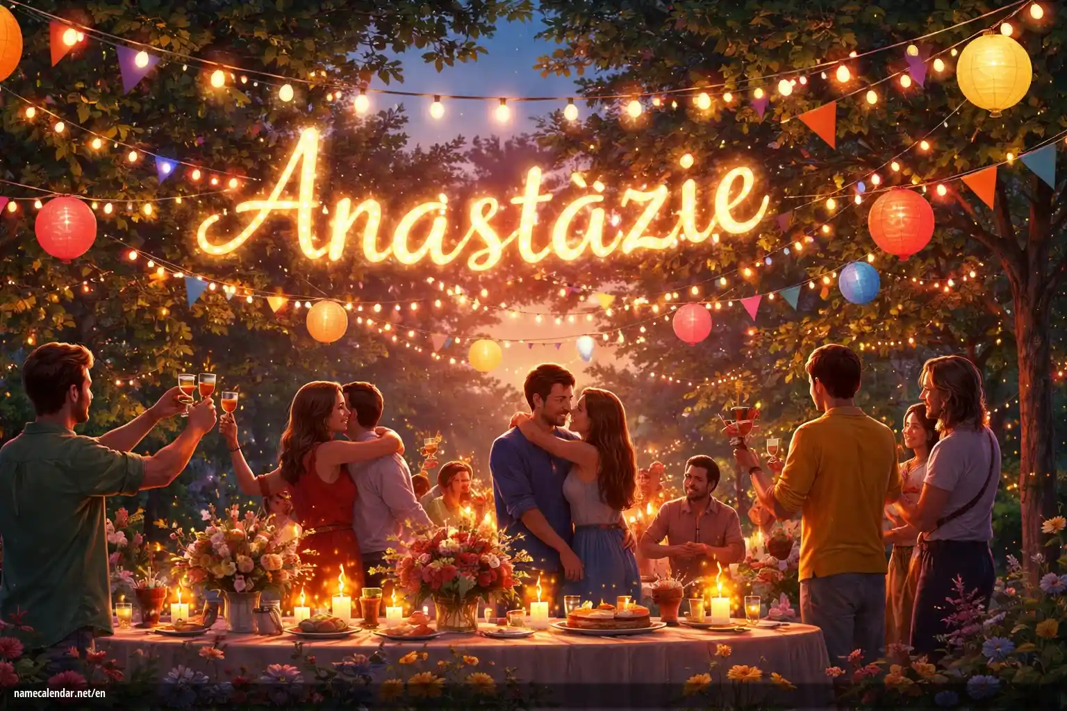Celebration of name day and name - Anastázie