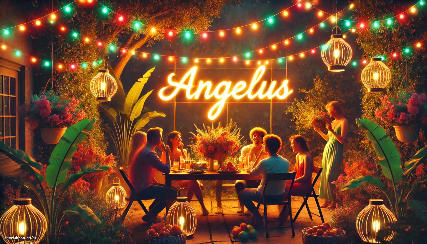 Celebration of name day and name - Angelus