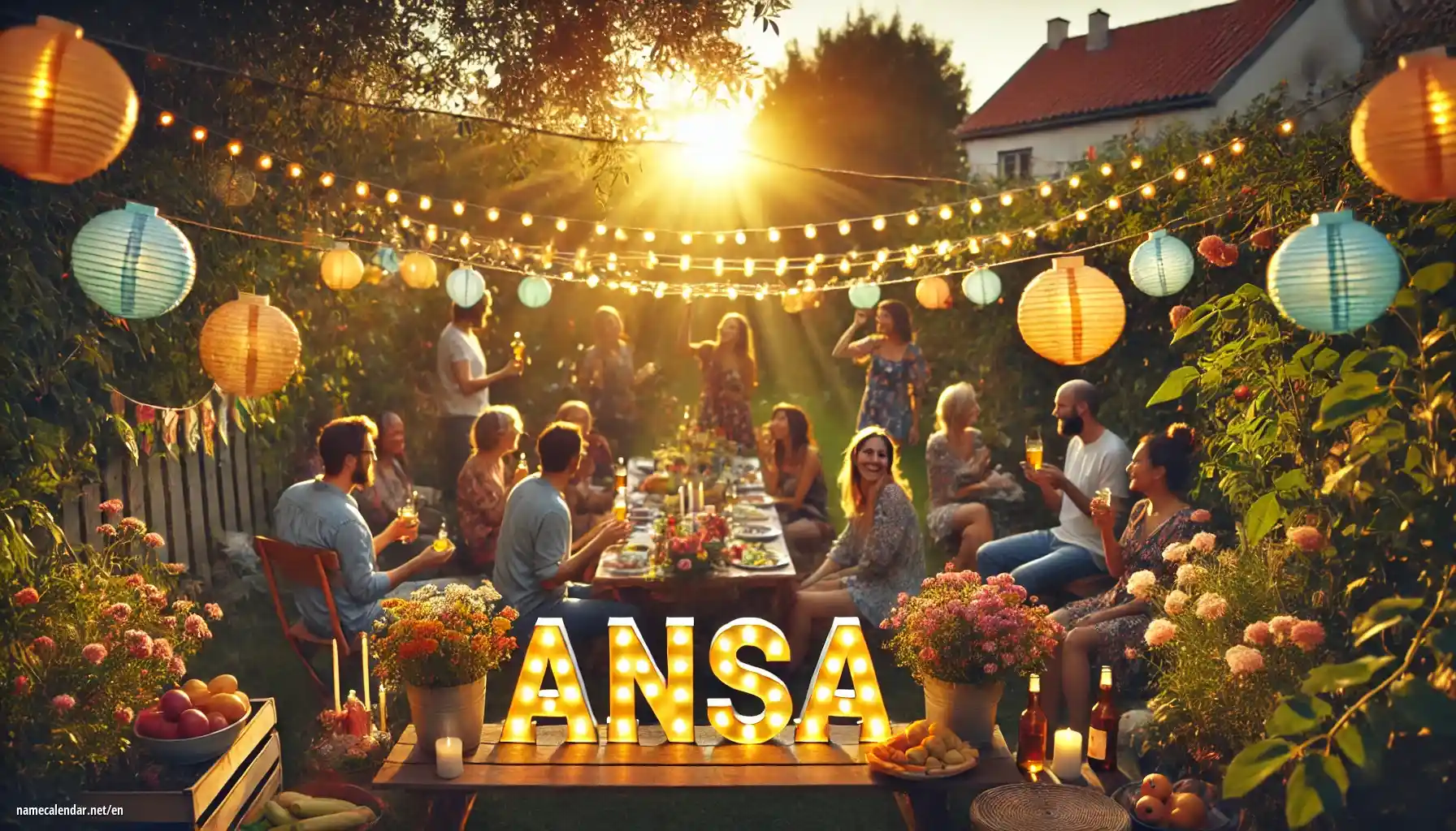 Celebration of name day and name - Ansa