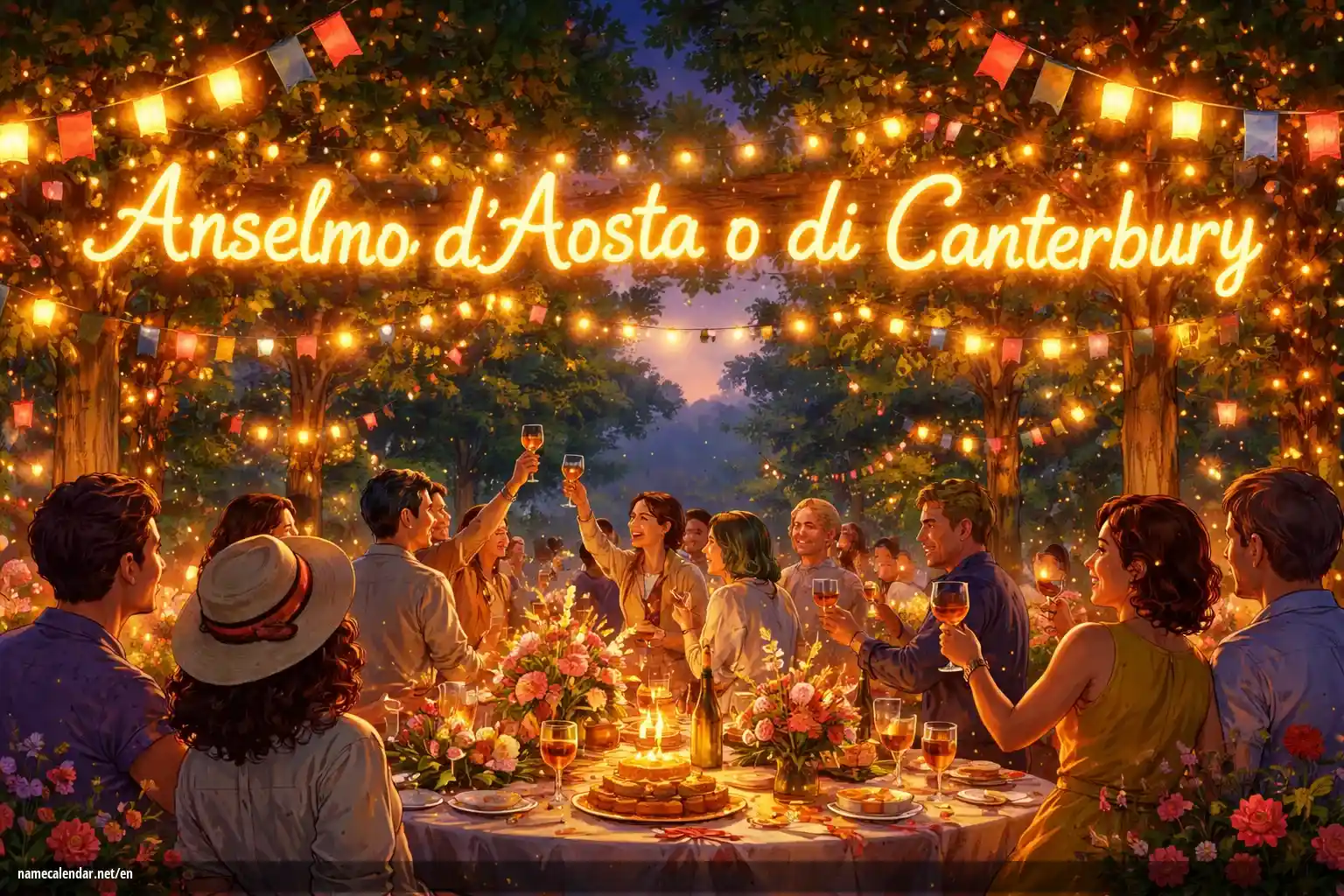 Celebration of name day and name - Anselmo d'Aosta o di Canterbury