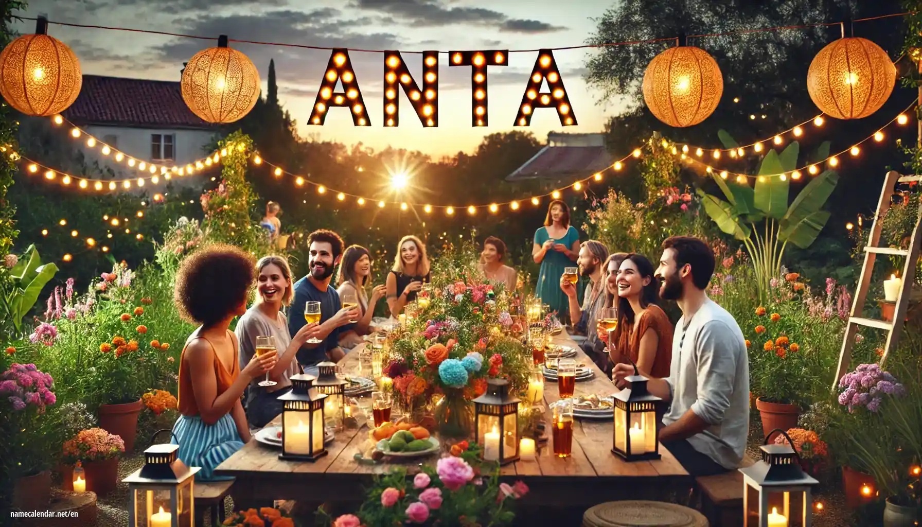 Celebration of name day and name - Anta