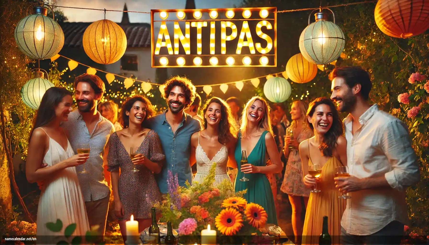Celebration of name day and name - Antipas