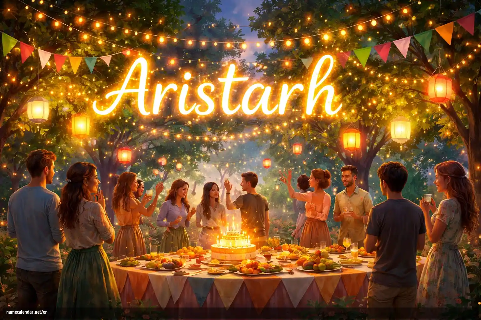 Celebration of name day and name - Aristarh