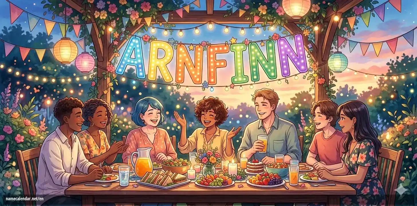 Celebration of name day and name - Arnfinn