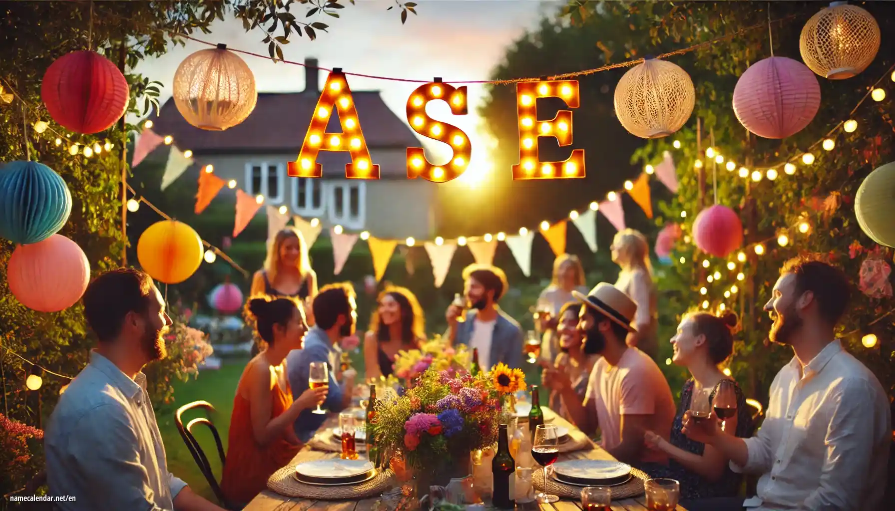 Celebration of name day and name - Ase