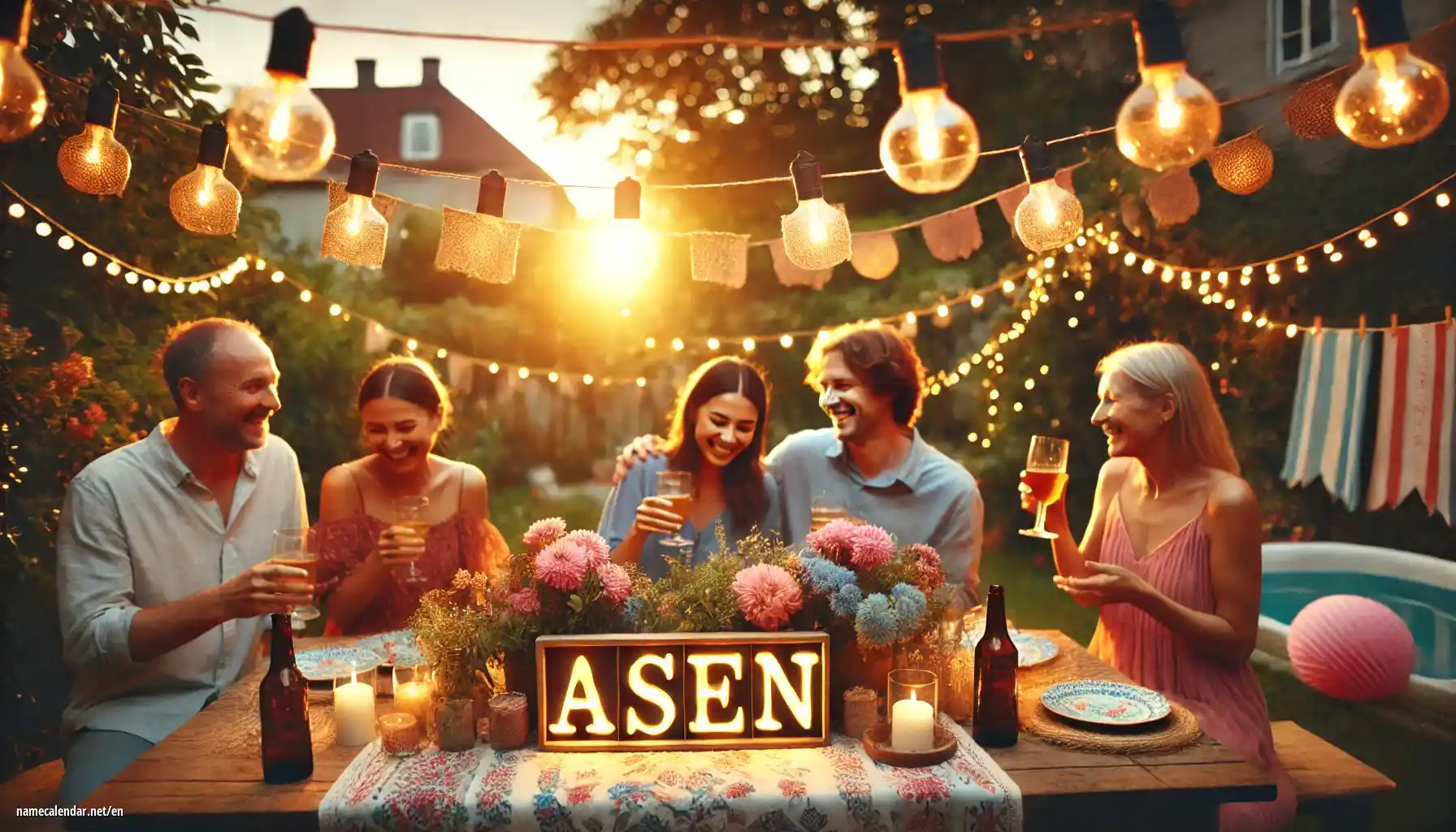 Celebration of name day and name - Asen